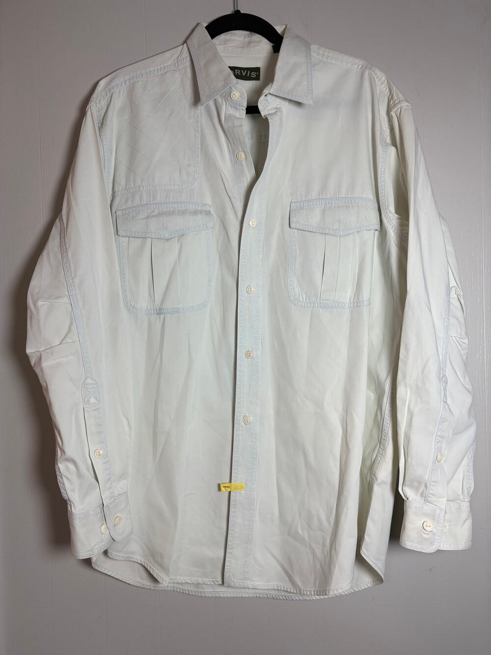 Orvis Mens Classic Long Sleeve Button Up Shooting Shirt Size Large